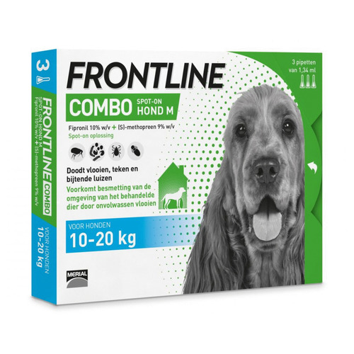 mooi uitbreiden twist Combo spot on 2 medium hond 3 pip Medium van Frontline - AniDis