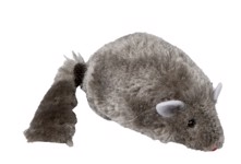 Speelmuis groot met catnip 16x3x3 cm