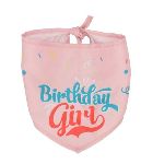 Party bandana roze M Pink 73x30x1 cm