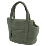 Transport Bag Teddy Olijfgroen 55x40x32 cm
