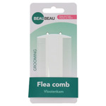 Plastic vlooienkam Wit 5x9 cm