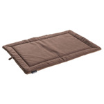 Benchkussen nubuck lederlook/teddy Bruin  Medium  75x50 cm