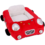 Kerst Auto Rood 65x45x15 cm