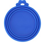 Silicone deksel Blauw  Ø9 cm