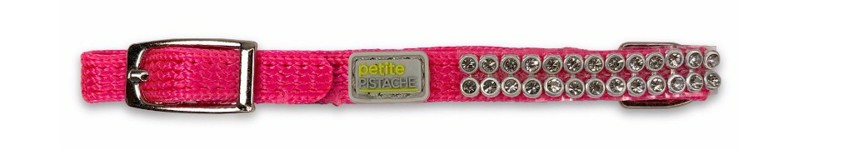 Rhinestone Collar Pink  XS
