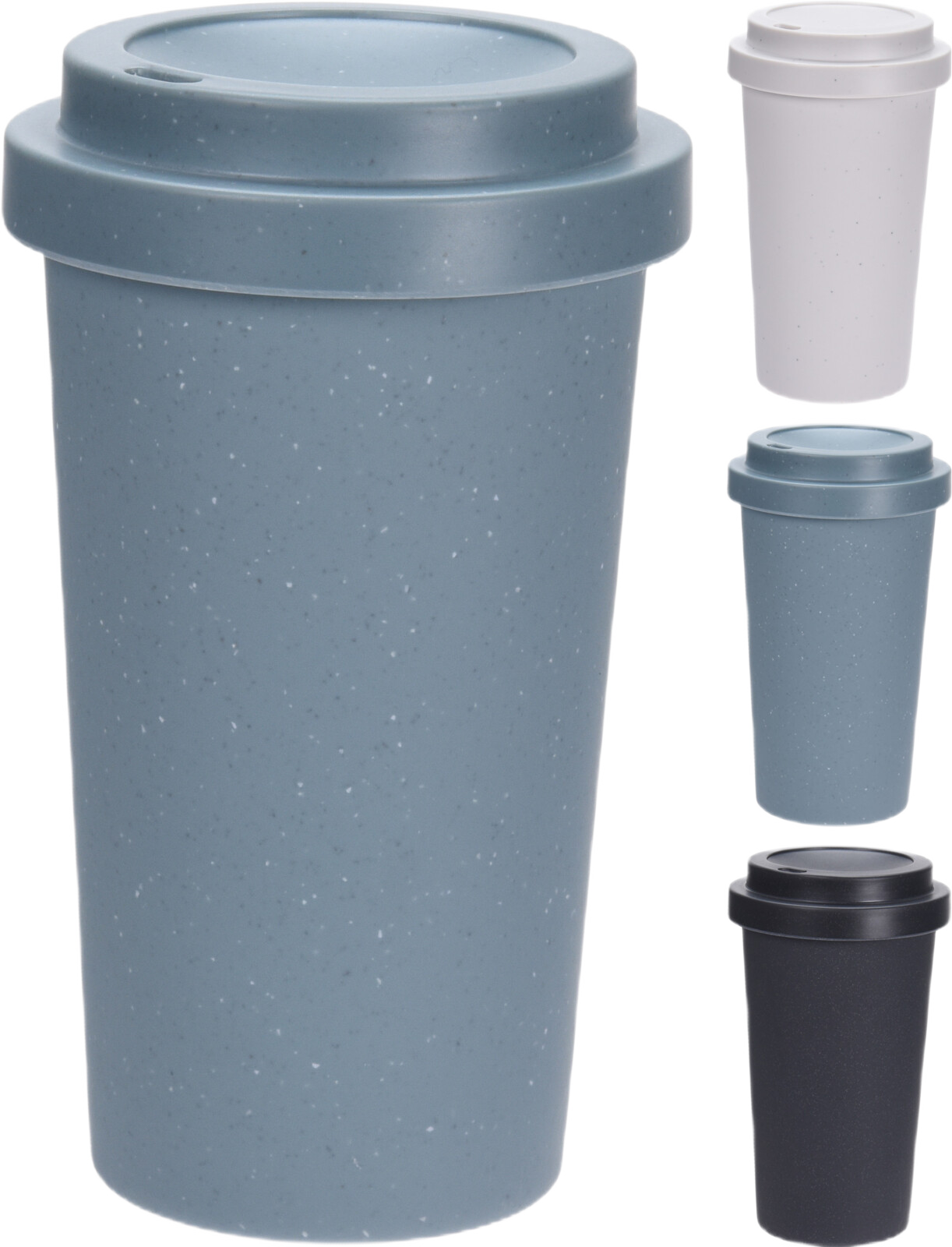 Household Blue Drinkbeker Met Deksel 450Ml