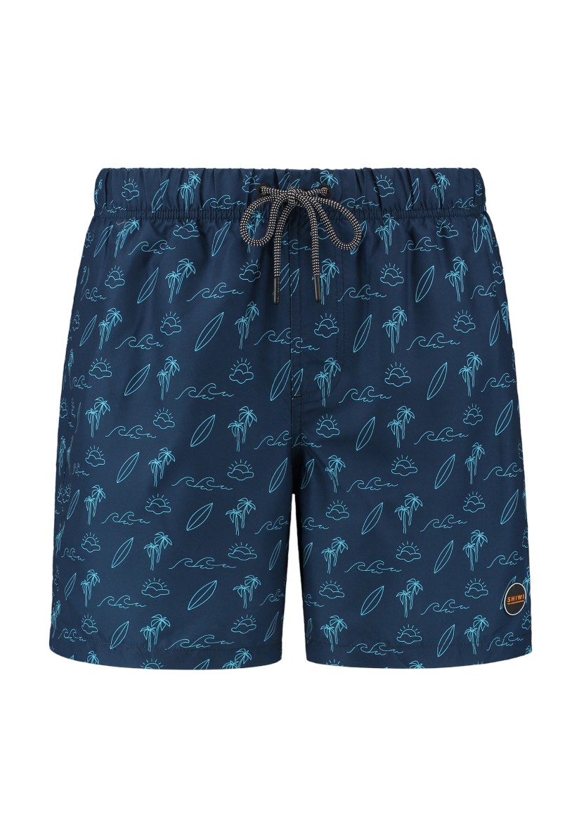 Shiwi Wijde Zwemshort - Royal blue - maat S (S) - Heren Volwassenen - Polyester- 1441110238-650-S
