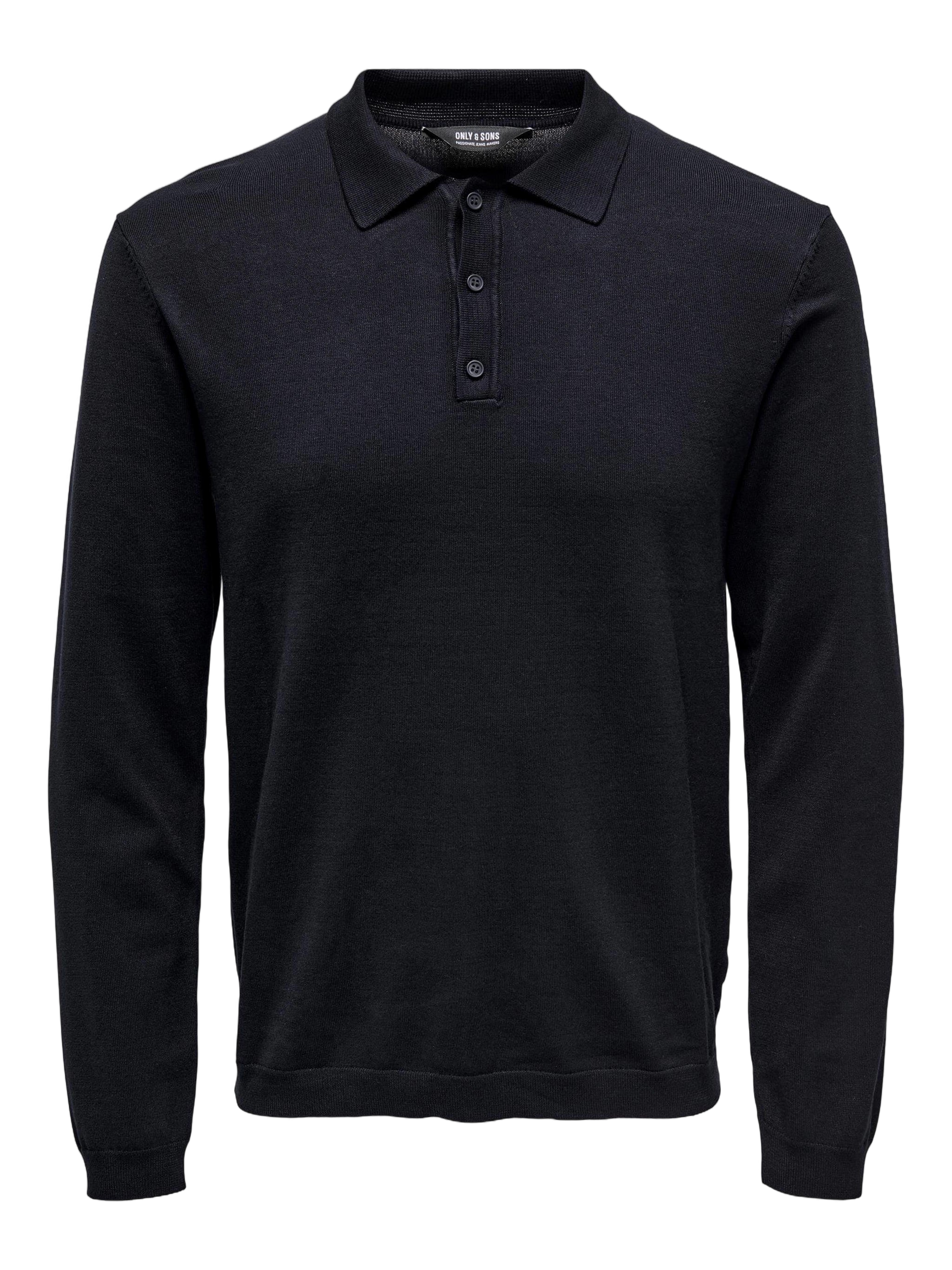 ONLY & SONS ONSWYLER LIFE REG 14 LS POLO KNIT Heren Trui - Maat XXL