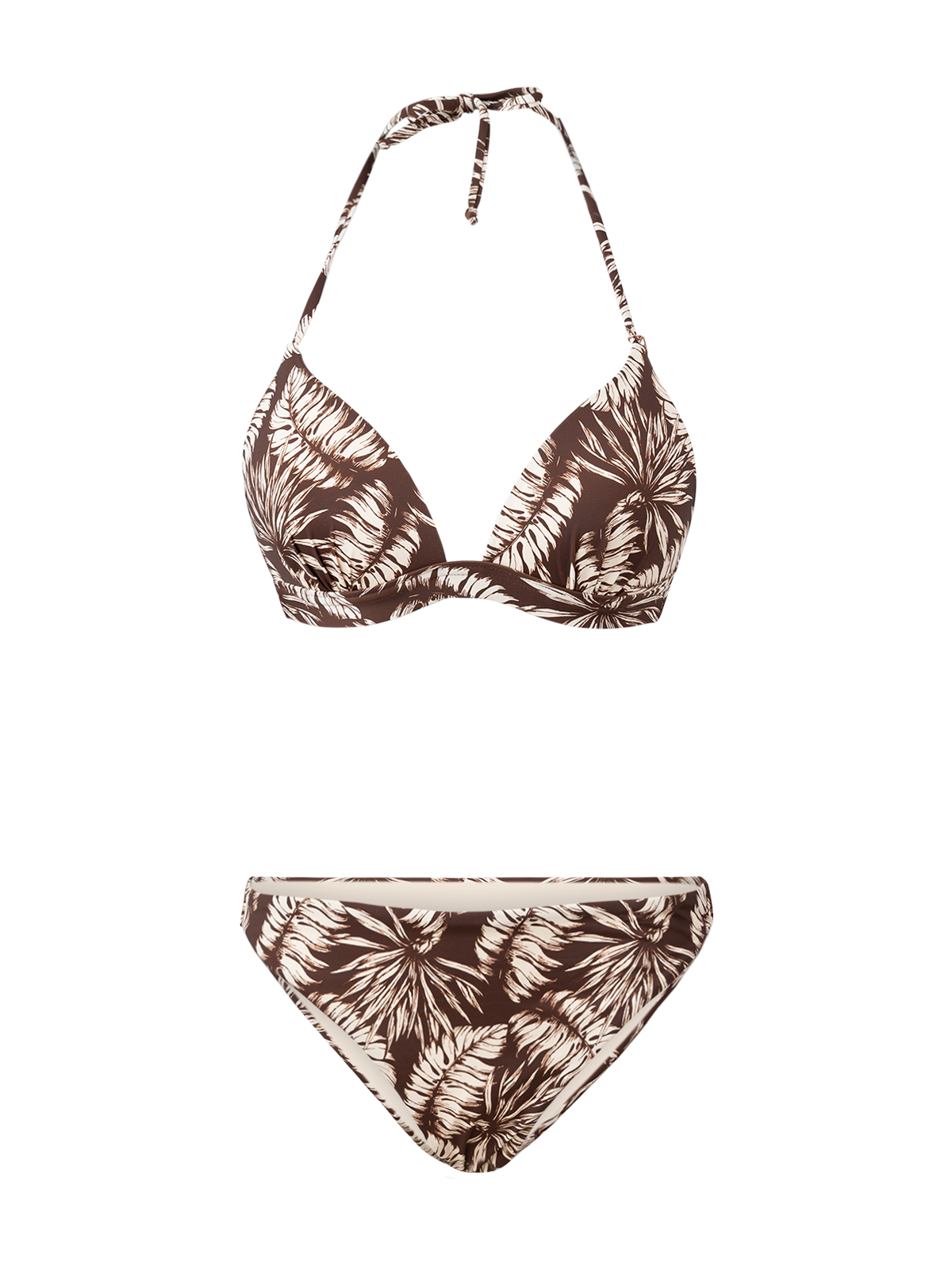 Brunotti Amee Dames Bralette Bikini Set - Bruin - 36