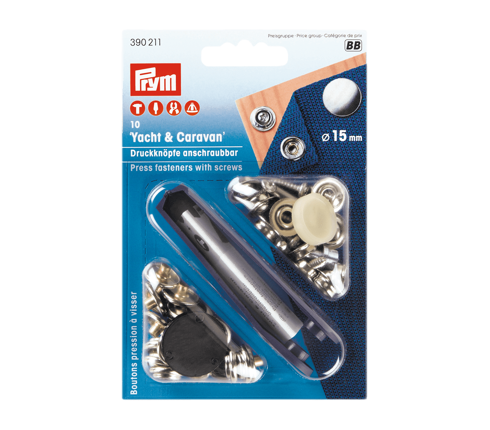 Prym Yacht & Caravan Drukknopen (10 Stuks)