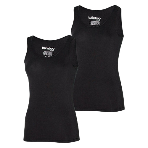 Bamboo By Apollo Basic Bamboo Singlet 2-Pack