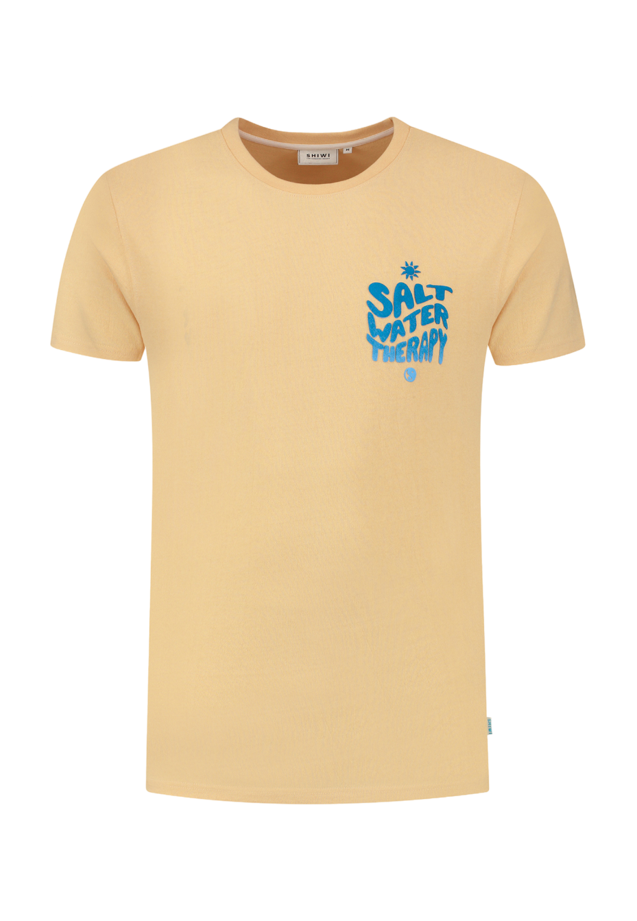 Shiwi - T-Shirt Salt Water Cayman Peach - Heren - Maat XL - Regular-fit