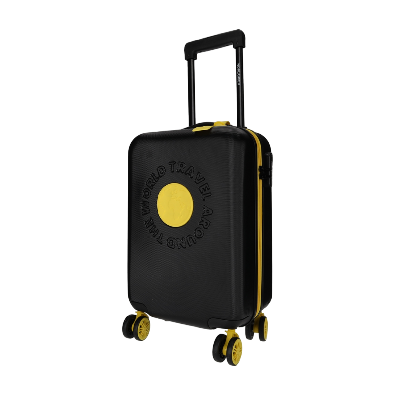 Nörlander WORLD Reiskoffer 31L - Handbagage koffer - Zwart/Geel