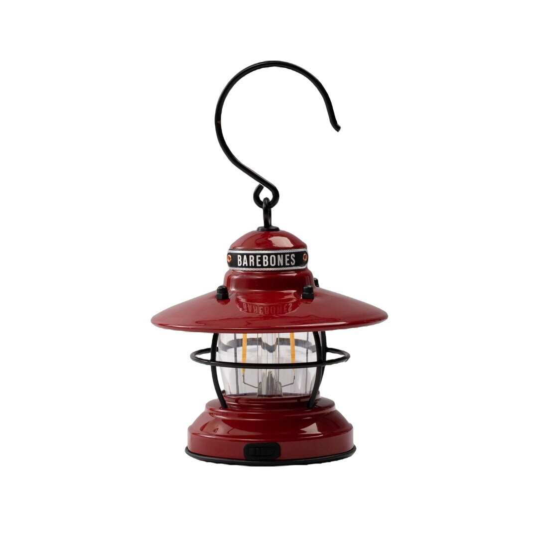 Barebones Mini Edison Lantern Red - 2Aa Usb
