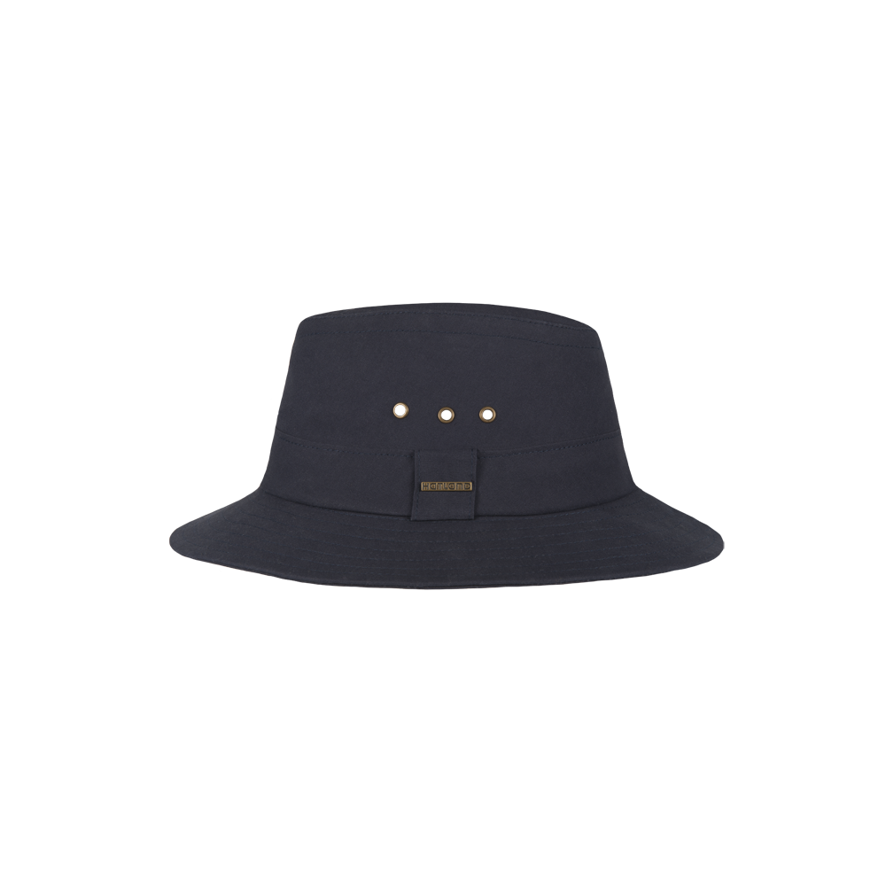 Hatland - UV Bucket hat voor heren - Wishmen - Marineblauw - maat S (54CM)