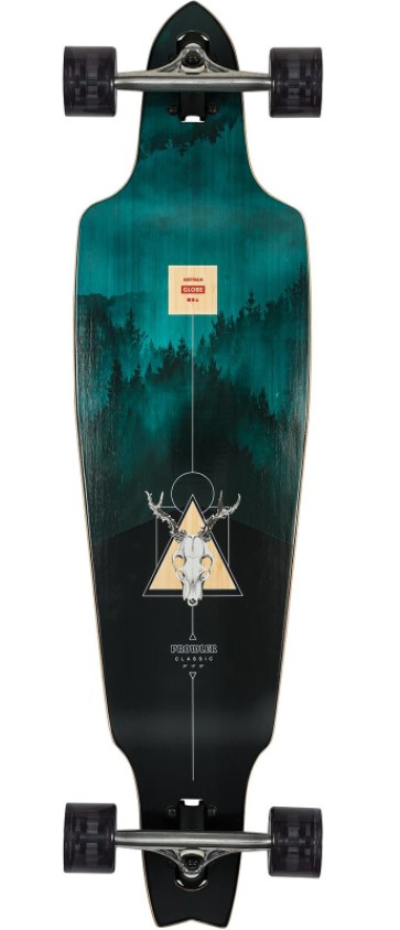 GLOBE PROWLER CLASSIC 38" LONGBOARD COMPLETE - BAMBOO/BLUE MOUNTAINS
