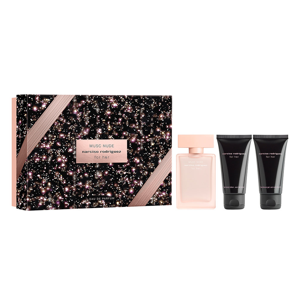 For Her Musc Nude Eau de Parfum Fragrance Set 3x50ml