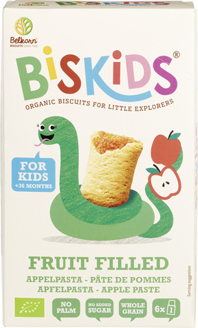 Biskids koek spelt appel