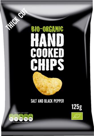 Hand cooked chips zout-zwarte peper