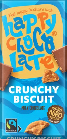 Melkchocolade 37% crunchy biscuit