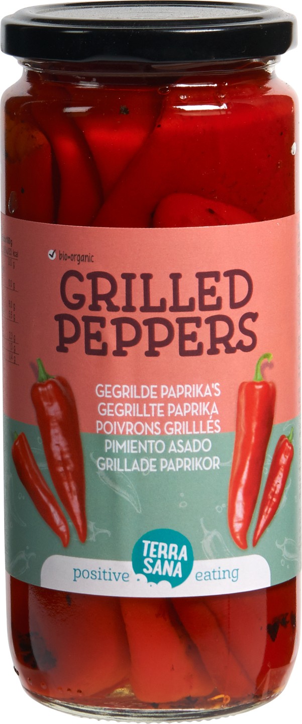 Gegrilde paprika's