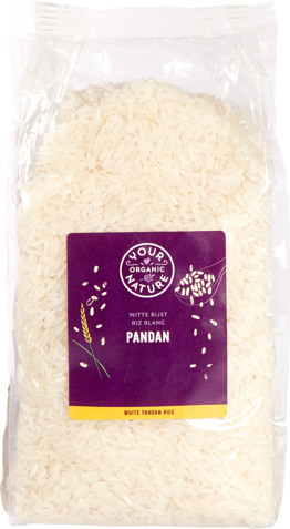 Witte pandanrijst