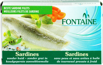 Sardines zonder huid en graten
