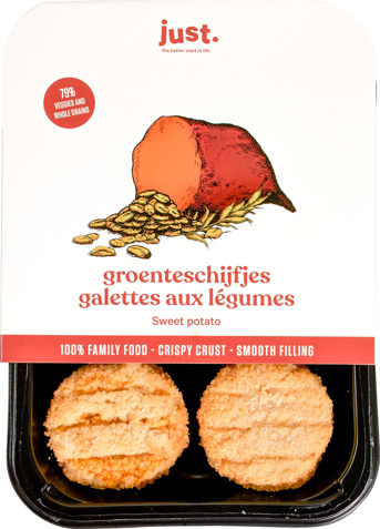 Groenteschijfjes zoete aardappel