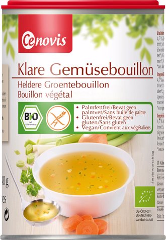 Heldere groentebouillon