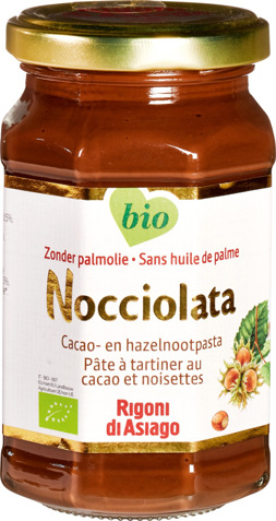Cacao- en hazelnootpasta