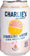 Sparkling water grapefruit