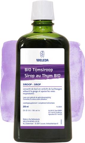 Bio tijmsiroop