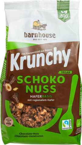 Krunchy muesli chocolade hazelnoot