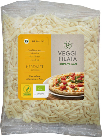 Vegan geraspte kaas hartig