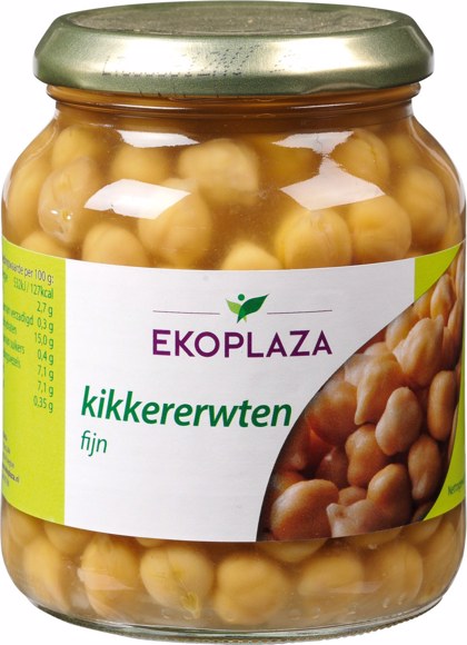 Kikkererwten fijn