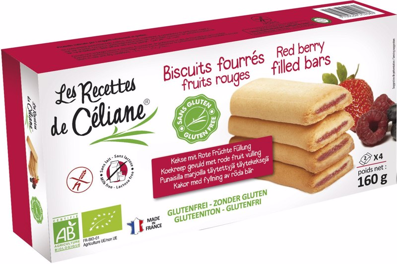 Glutenvrije koekrepen rood fruit