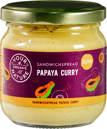 Sandwichspread papaya-curry