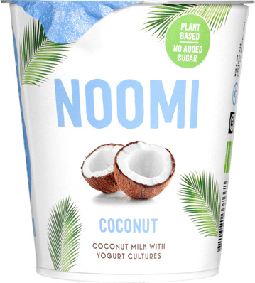 Plantaardige variatie op yoghurt kokos