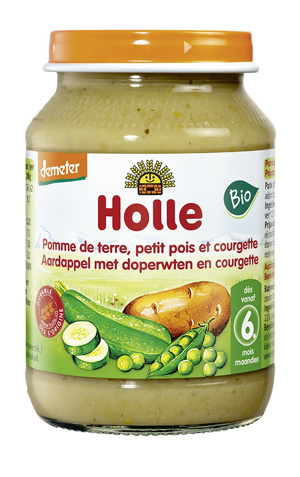 Babyhapje aardappel /doperwt/courgette 6+ mnd