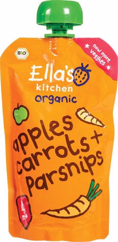 Fruithapje appel, wortel & pastinaak 4+ mnd