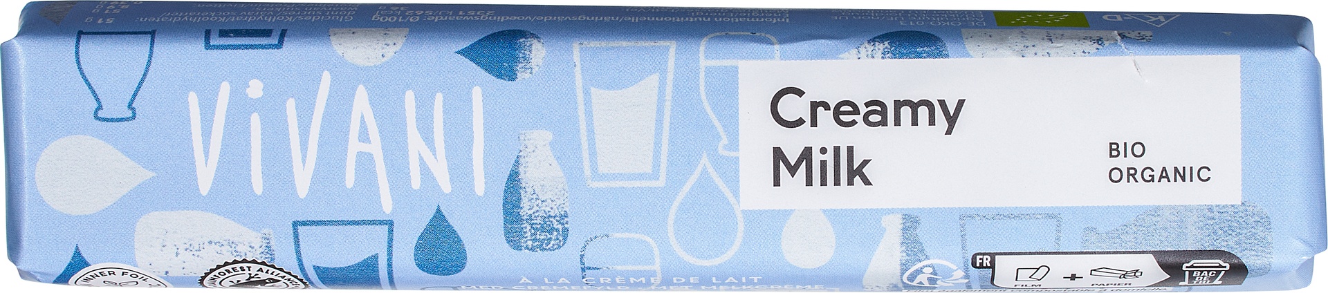 Melkchocoladereepje creamy