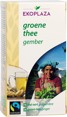 Groene thee gember