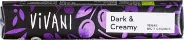 Vegan chocoladereepje dark & creamy