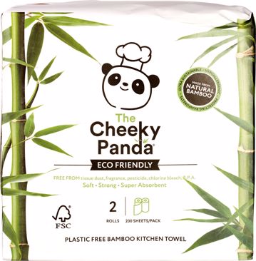 Keukenpapier bamboe 2-laags