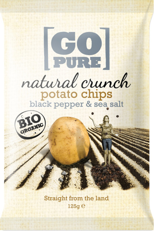 Natural crunch chips black pepper & sea salt