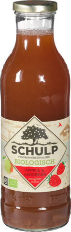 Appel & aardbeiensap
