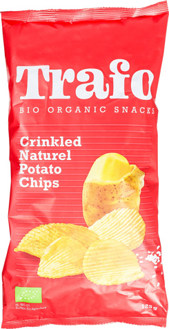 Ribbelchips naturel gezouten