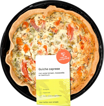 Quiche Caprese