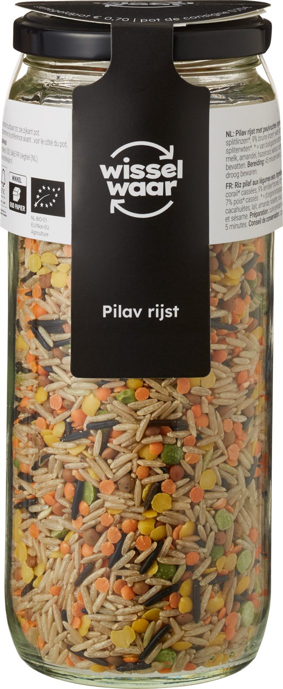 Pilav rijst met peulvruchten