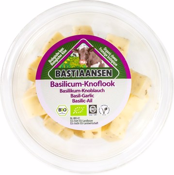 Kaasblokjes basilicum knoflook